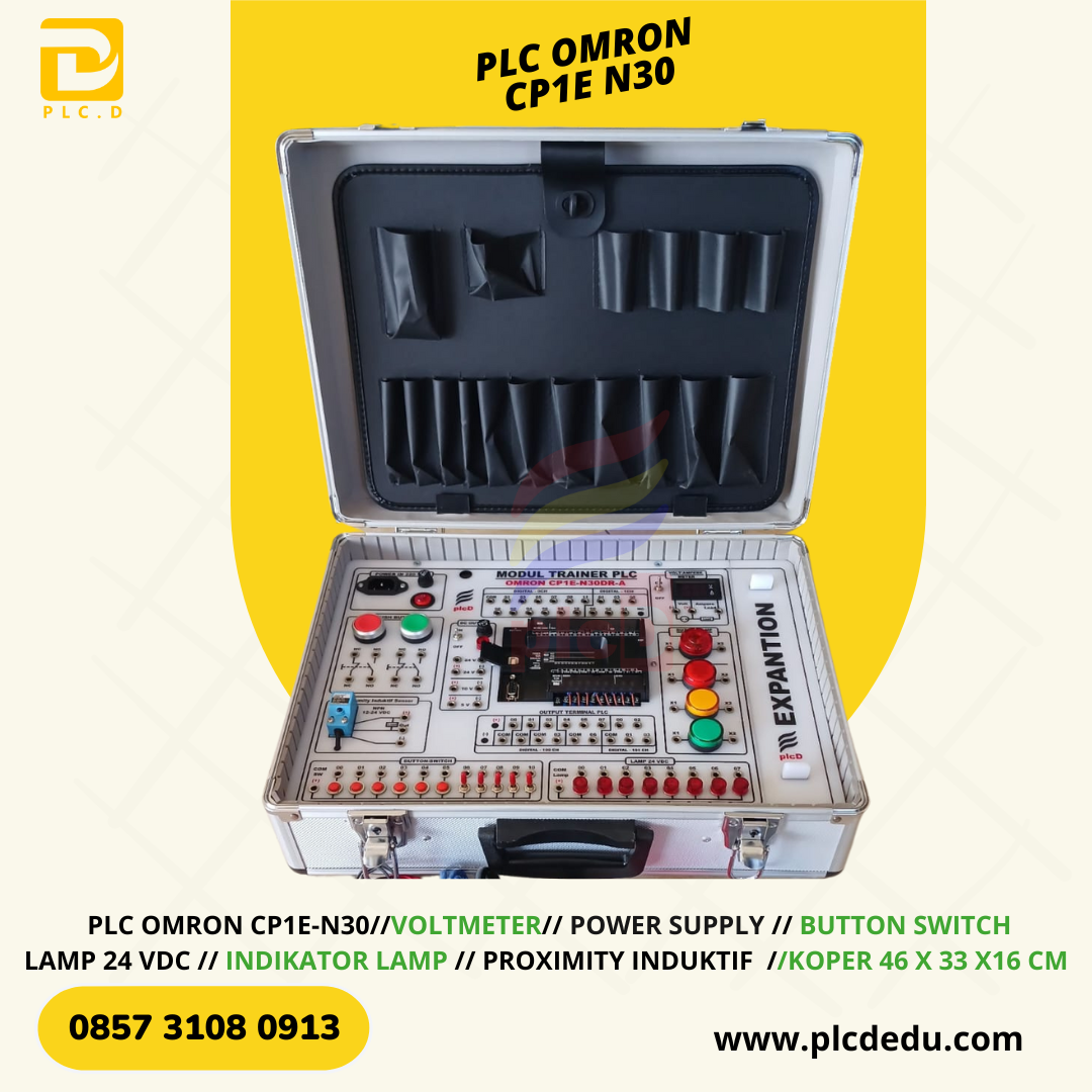 Plc Omron CP1E N30 - MINI INDUSTRIAL SYSTEM KONVEYEOR V 2.0