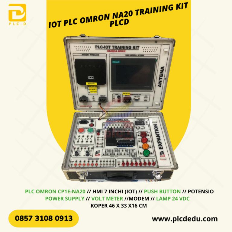 IoT PLC Omron CP1E NA20 dan HMI Haiwell - MINI INDUSTRIAL SYSTEM ...