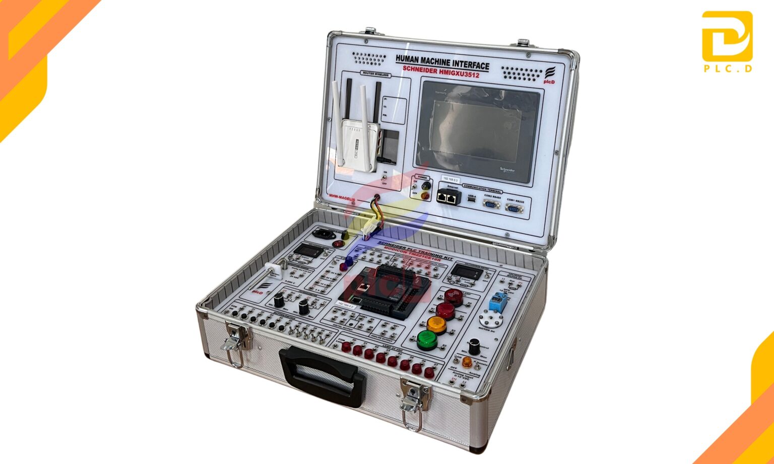 PLC Schneider Modicon TM221CE16 + Analog Output + Hmi Modicon - MINI ...